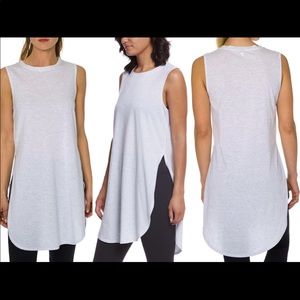 Betsey Johnson Performance side slit tunic shirt